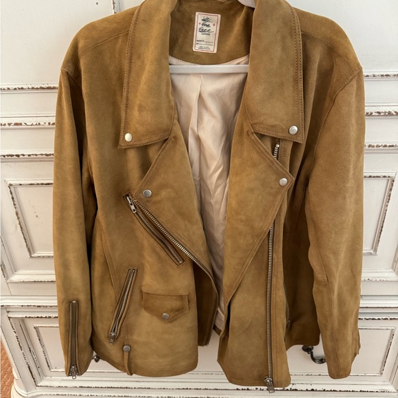 We the free jealousy suede Moto jacket - Picture 3 of 6